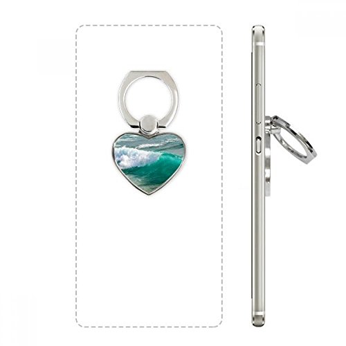 Soporte universal de olas de mar con anillo giratorio de corazón