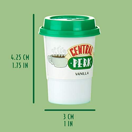 Central Perk Lip Balm - Set of 3 Flavored Chapsticks - Officially Licensed FRIENDS Show Merchandise