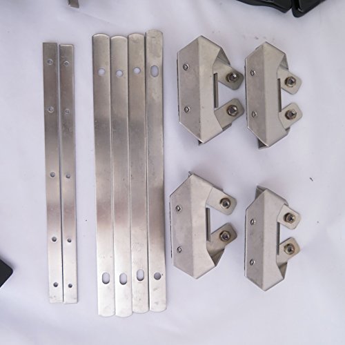 Herrajes de cierre metal negro SMT para tapas de alforjas rígidas compatibles con Harley Touring FLT FLH 1993-2013 miniatura 6
