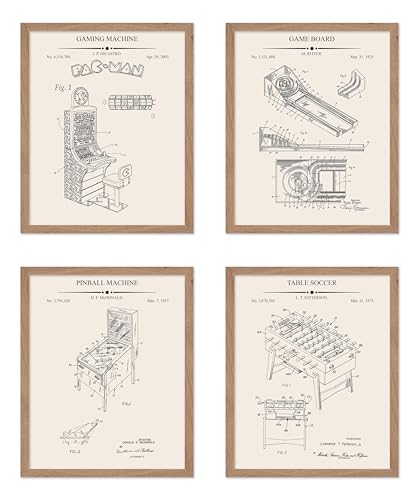 Poster de jeux vidéo solution décoration murale vintage art d'arcade pour habiller un mur vide