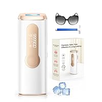 Haarlosy IPL Geräte Haarentfernung Laser mit Gefrierfunktion - Schmerzfreie Haarentfernungsgerät mit 3 Funktionen HR/SC/RA, 9 Stufen 999.900 Blitzen für Frauen, Männer, Achseln, Beine, Bikini, Körper
