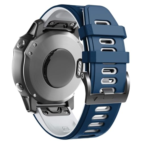 Bracelet Fenix 5 Plus silicone 22mm anti-irritation pour le sport