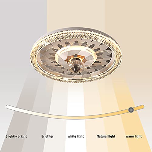 Ventilateur de plafond avec éclairage télécommandé contre la chaleur nocturne