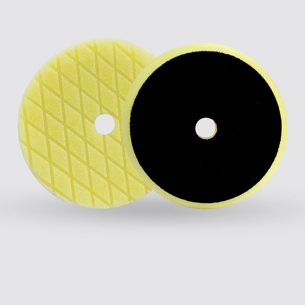 Sumax 7 Inch Yellow Diamond Polishing Foam Pad (Medium Cut)-image-26