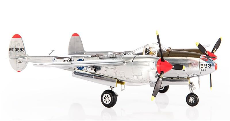 航空機・ヘリコプター Lockheed P-38 Lightning DICK BONG 1/72 P-38J Lightning Model Aircraft | Replica Ace Pilot Bong's