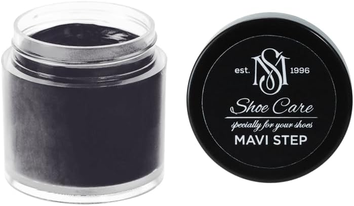 Leather Repair Cream-Filler - NCS S 8005-R50B Near Black Indigo - Scuff & Scratch Remover Compound for Smooth Leather by MAVI STEP - 0.34 fl oz / 10 ml
