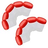 Homoyoyo Probenbecher mit Deckel 60 ml aus Kunststoff PP Auslaufsicherer Urinbecher mit Messskala Kompakt für Medizinische Tests und Heimgebrauch 10 Stück