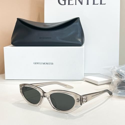 2025 Collection GENTLE For duns Modern Cat-eye Sunglasses Black Acetate Frame Polarized UV400 With Original White Case2