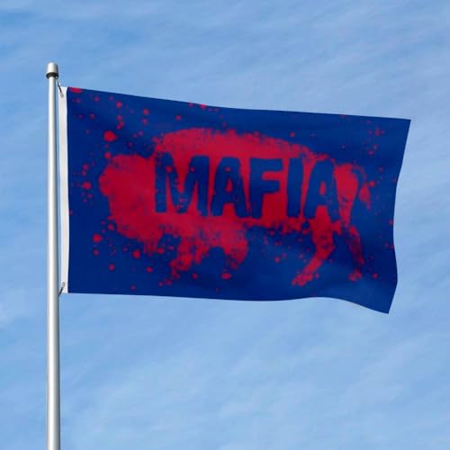 Buffalo Football Flag Fans Flags 3x5 Feet Vivid Color Double Stitched with 2 Brass Grommets (mafia)