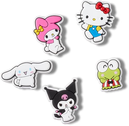 Crocs Jibbitz Hello Kitty & Friends Sanrio Shoe Charm Packs Hello Kitty/Kuromi 5-Pack
