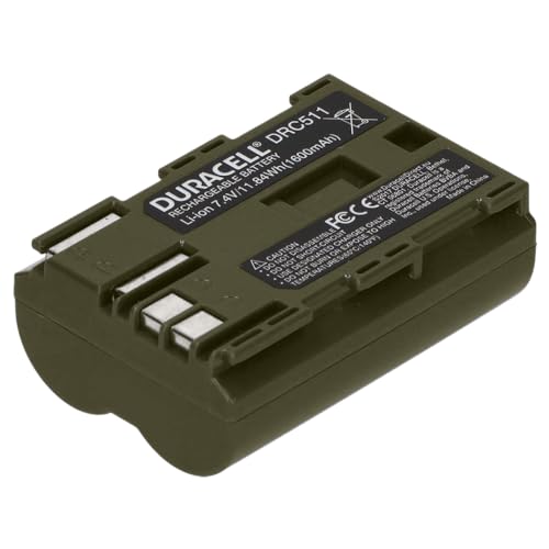 Batería Duracell DRC511 de 7.4 V y 1600 mAh para cámaras Canon 4