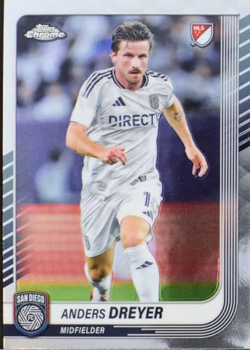 2025 Topps Chrome MLS #108 Anders Dreyer San Diego Soccer