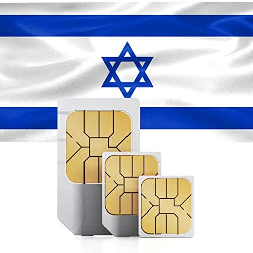 Tarjeta SIM prepago para Israel con 3GB de Datos de Alta Velocidad...