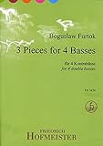 FURTOK B. - Pieces (3) para 4 Contrabajos