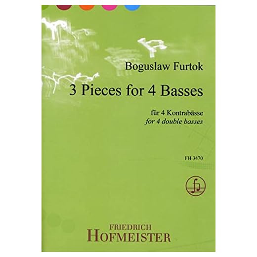 FURTOK B. - Pieces (3) para 4 Contrabajos
