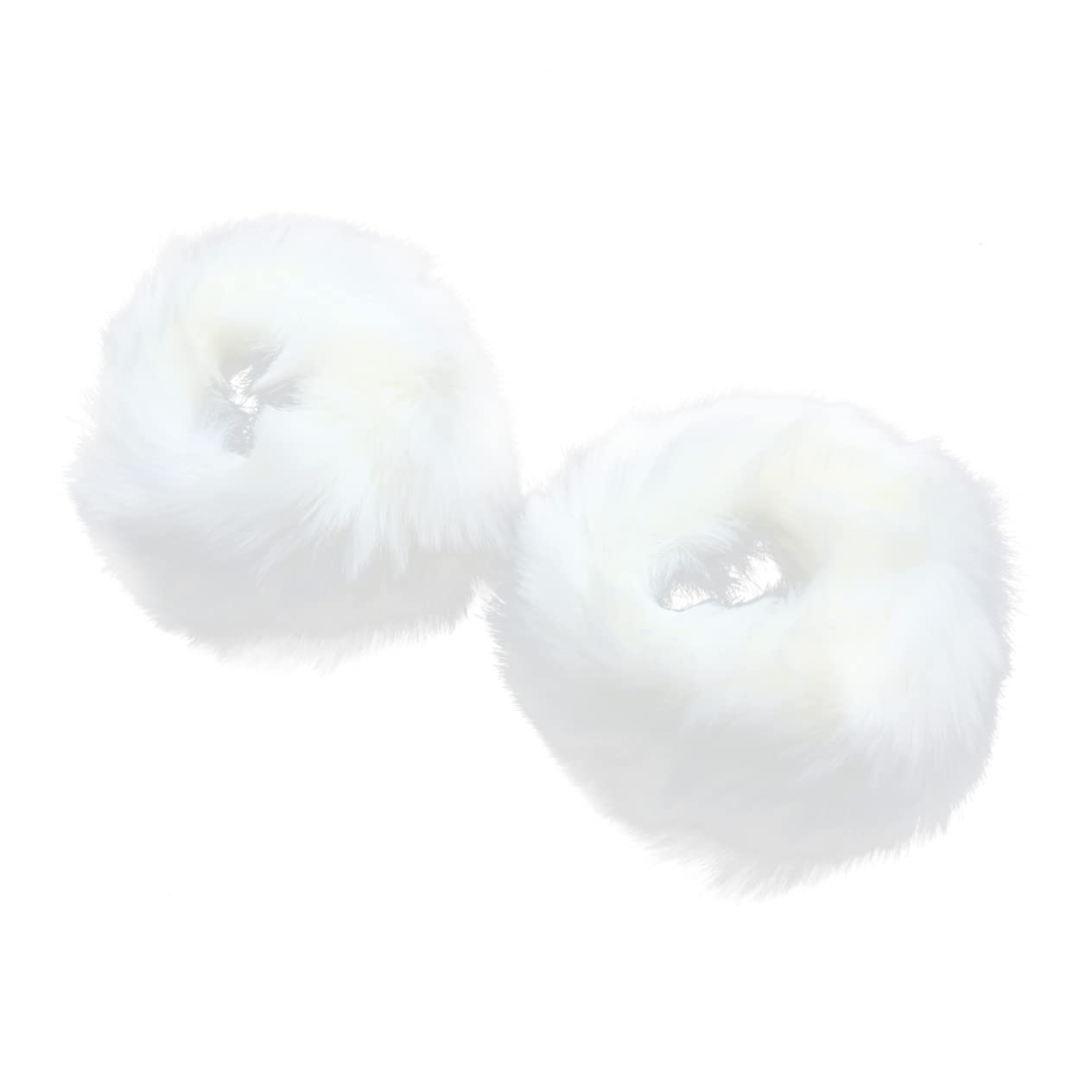 BESPORTBLE Elastic Wrist Ring Faux Fur Arm Warmers White Arm Warmers Women Band One Size Perfect for Costumes
