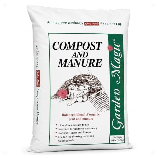 Michigan Peat Garden Magic Odor-Free Compost & Manure Blend, 40 lb