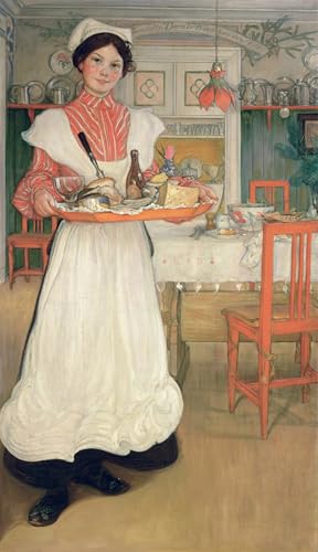 Affiche Carl Larsson graffiti art pour une décoration maison inspirante et chaleureuse