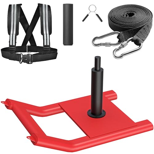 2026 Upgrade Weight Sled for Training - Heavy Duty Football Sled for Lineman, Sled Pull Workouts...
