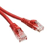 cablewholesale 's Cat. 6 A, Ethernet Patchkabel, snagless,/Molded Boot, 500 MHz rot rot 35 feet