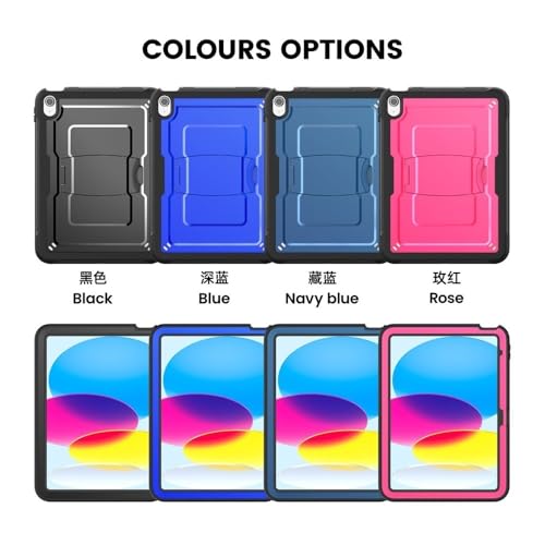 Coque iPad mini 7 anti-choc structure nid d'abeille et grand support