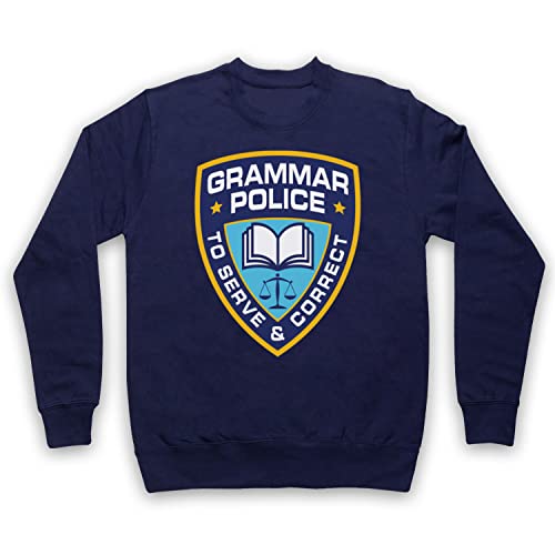 Sweat-shirt Grammar Police cadeau original enseignant écrivain