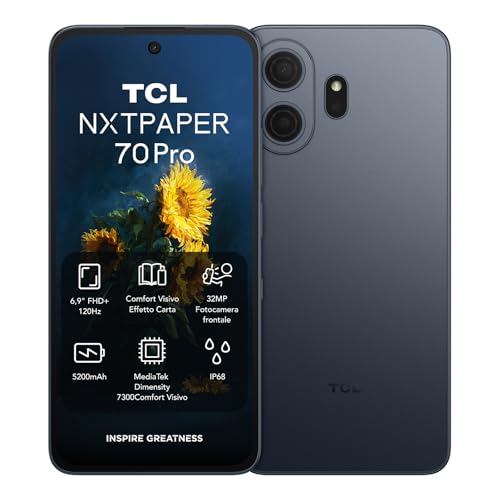 La tecnologia di protezione oculare più completa: il display NXTPAPER 4.0 protegge la vista con hardware dedicato. Simula la luce naturale con luce polarizzata circolare, riduce la luce blu fino al 3.41% ed elimina lo sfarfallio per un comfort visivo ottimale. La superficie antiriflesso assicura chiarezza da ogni angolazione, supportata da un'eccellente accuratezza cromatica (ΔE