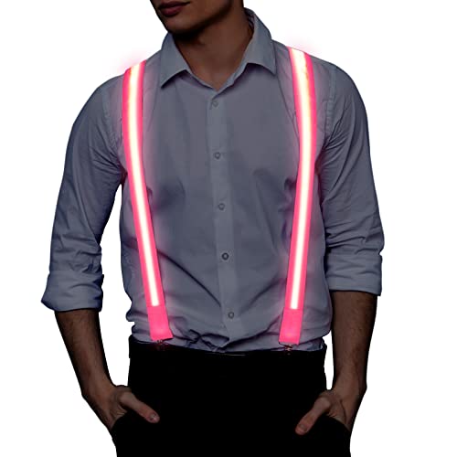 Ainiv Tirantes Luminosos, Tirantes Luminosos Led con 3 Modos de