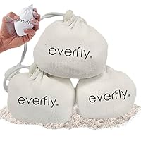 EVERFLY Chalkbag Crossfit - Magnesium Chalk Bouldern - 3 x 60 g - Chalk Bag Ball - Kreidebälle, Klettern, Gewichtheben, Tennis, Padel, Gym Pole Dance Grip - Boulder Magnesia Bag - Puder
