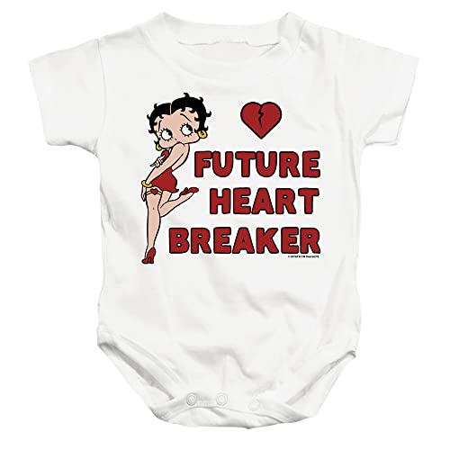 Image of Betty Boop Future Heart Breaker Infant Baby Girls Onesie Snapsuit