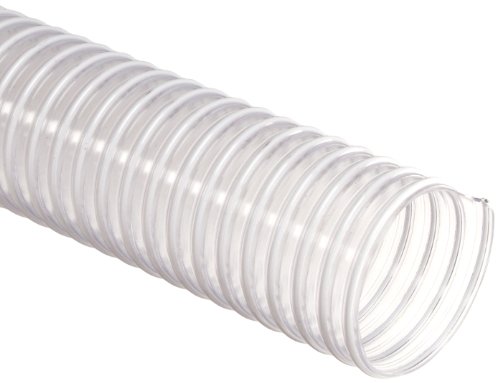 Flexadux R-3 PVC Duct Hose, Clear, 2" ID, 0.035" Wall, 25' Length