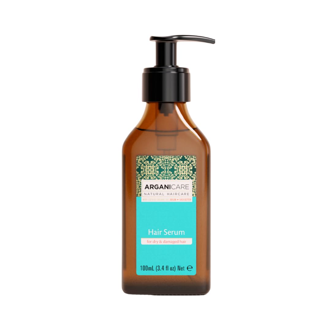 ARGANICARE| Argan Oil Repair Hair Serum | Dry & Damaged Hair | Leave-In Care | Smoothness, Shine & Manageability | 100 ml