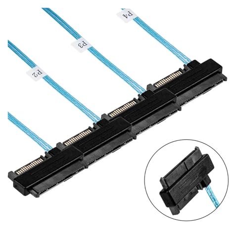Cable Internal S-AS 36pin SFF8087 a 4X29pin S-AS 0.5M miniatura 2
