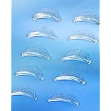 EMEDA まつげパーマ ロット 5ペア シリコン パーマ ロッド まつ毛パッド 自我粘着性 柔らかい 敏感肌 自宅セルフ サロン用 再利用可能 透明