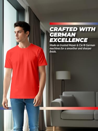 Image of 100% PIMA Cotton T Shirt for Man | Premium Men T-Shirts Regular Fit | Half Sleeve Round Neck Cotton Tshirt for Man | Mens Tees Made for Indian Climate | Available in 10 Colours