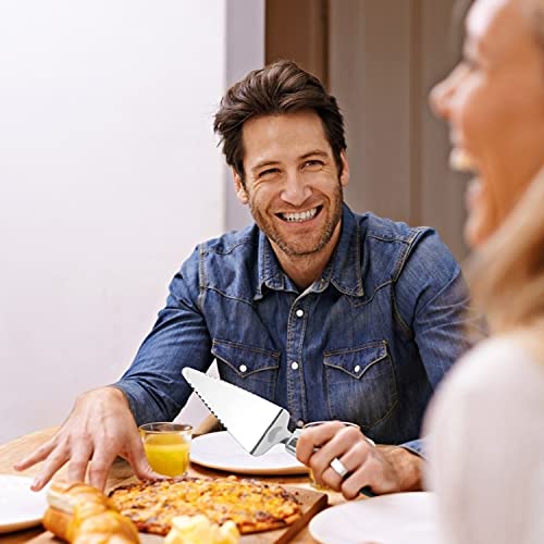 Vofo Flatware Pie Server Stainless Steel Cake Pizza Cutter Tart Dessert Slicer (Black) #TOP6