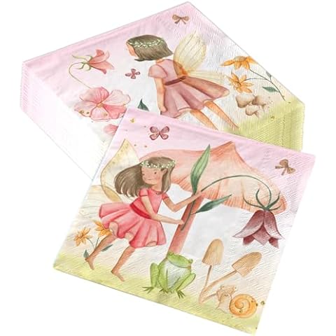 GREHUMOR Fairy Party Napkin Set Cover