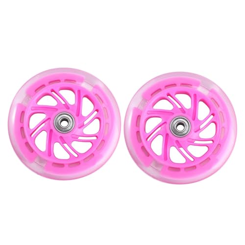 Roues de trottinette lumineuses PU pour rouler en sécurité la nuit en ville