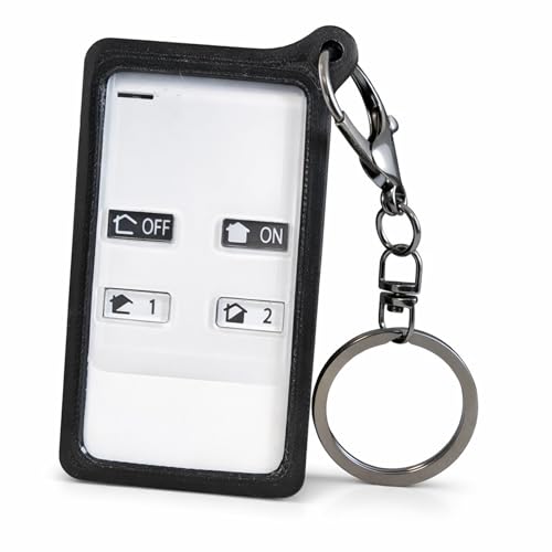 Coque Protection Télécommande Alarme Diagral DIAG41ACK | Étui Anti-Chocs Caoutchouc Souple avec Porte-Clés