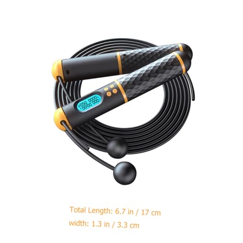 Corde à sauter numérique avec compteur et fil lesté réglable Cabilock