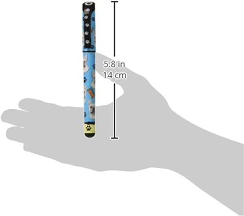 Miniatura 2 de E&S Pets Bolígrafo de gel de Bulldog Francés Easy Glide, recargable con un agarre perfecto, ideal para uso diario, regalo perfecto para cualquier