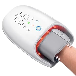 Electric Cordless Hand Massager with 7 Deep Kneading Rollers for Hand Palm Pain Relief