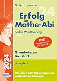  Erfolg im Mathe-Abi 2024 Grundwissen Basisfach Baden-Württemberg