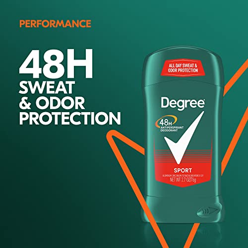 Degree Men Protection Antiperspirant Deodorant Sport 2.7 oz Pack 12 miniatura 3