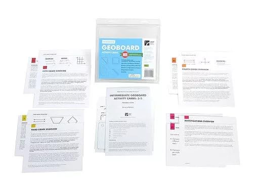 American Educational SR-0662 Geoboard Activity Cards - Intermediate - Image 2
