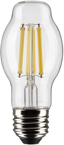 Satco 6Pk 8w BT15 LED 5000K base mediana regulable - 60w equiv