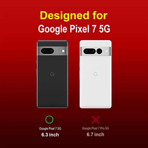 Image of Amazon Brand - Solimo Back Case Cover for Google Pixel 7 5G | Compatible for Google Pixel 7 5G Back Case Cover | Liquid Silicon Magic Case for Google Pixel 7 5G with Camera Protection | Red