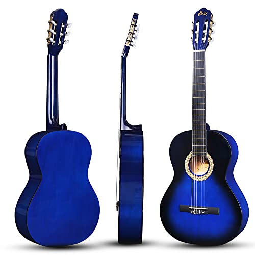 Winzz Guitare classique 4/4 Set Débutant – 39 Pouces Guitare Classique Kit Avec Cordes en Nylon pour Adultes, Enfants à… - Les Beatles, Paul McCartney, John Lennon, RIngo Starr, George Harrison Winzz Guitare classique 4/4 Set Débutant - 39 Pouces Guitare Classique Kit Avec Cordes en Nylon pour Adultes, Enfants à… – Image 3