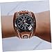 TEMPNAP Reloj de Pulsera para Hombre Retro y Casual Correa de de Vaca Cosida a Mano Ajustable sin Productos Químicos Seguro Adecuado para Diario y Ocasiones Formales Imagen de TEMPNAP Reloj de Pulsera para Hombre Retro y Casual Correa de de Vaca Cosida a Mano Ajustable sin Productos Químicos Seguro Adecuado para Diario y Ocasiones Formales