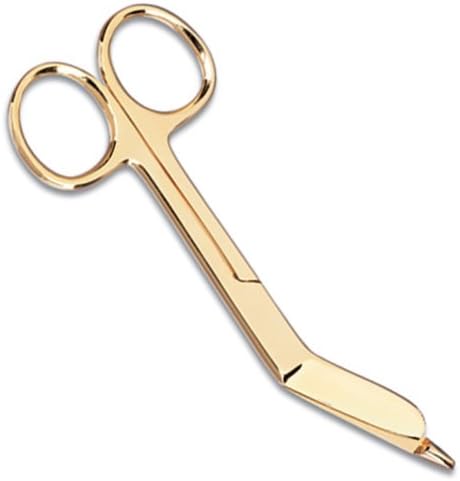 Prestige Medical Gold Plated Bandage Scissor, 4.5 Inch, 1.35 Ounce